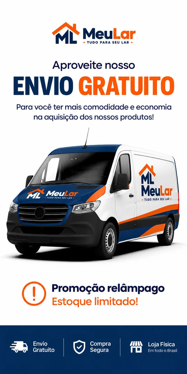 Meu Lar: envio gratuito, promoção relâmpago, estoque limitado, compra segura e loja física em todo o Brasil
